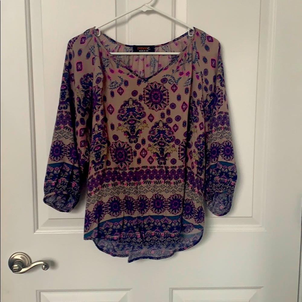 Bohemian style blouse